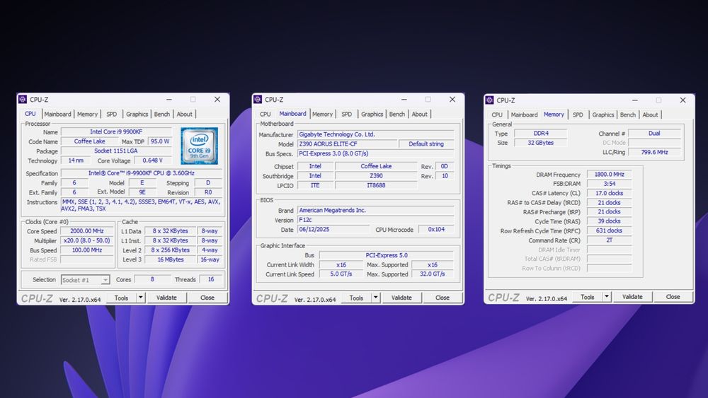 Kit Gaming i9 9900 KF,  32 gb DDRAM 4