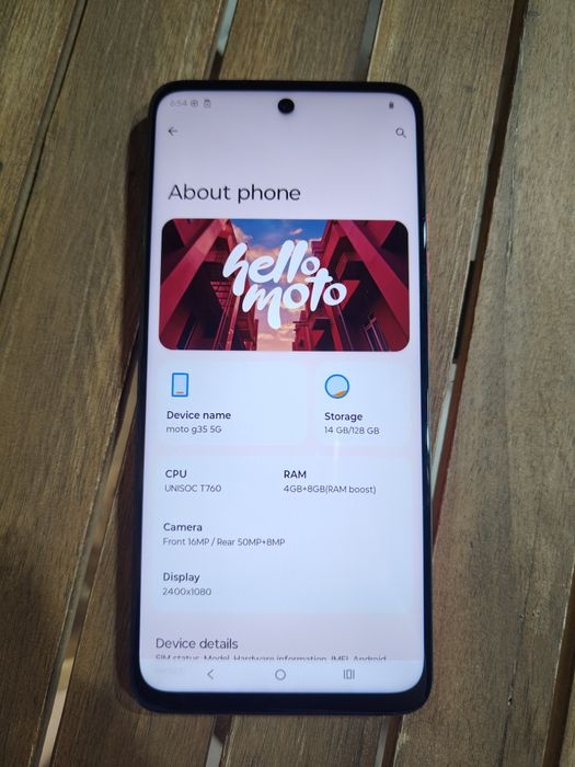 Motorola g35  5g