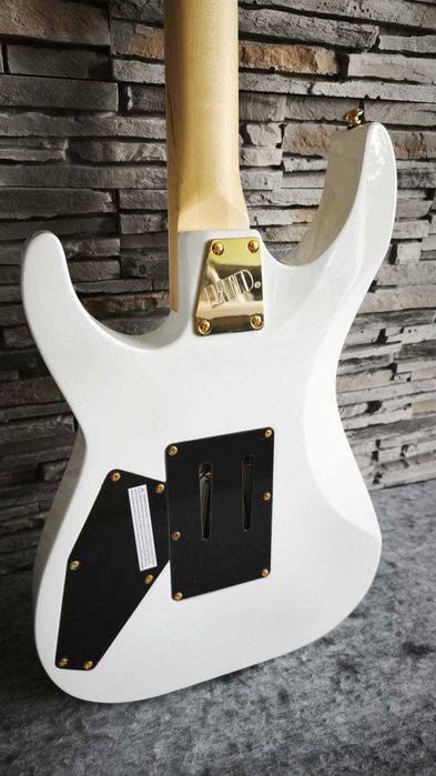 Chitară electrică ESP LTD Mirage Deluxe ’87 Snow White - Korea - Floyd Rose - Seymour Duncan - NOUĂ - GARANȚIE!