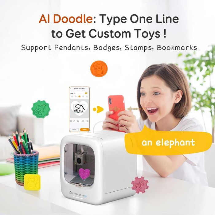 3D Printer for Kids (AI-Powered) - 3D-принтер (на основе ИИ)