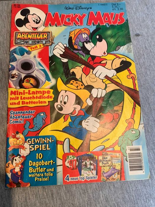 книжки Micky Maus номера 28,33,34,36,48