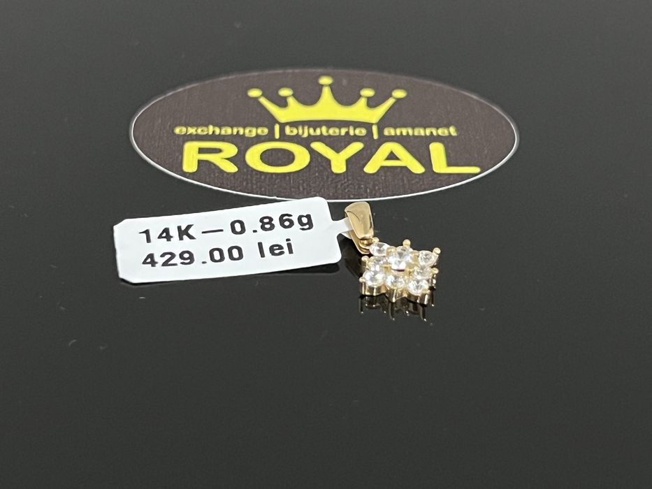 Bijuteria Royal CB : Pandant aur 14k 0,86 grame
