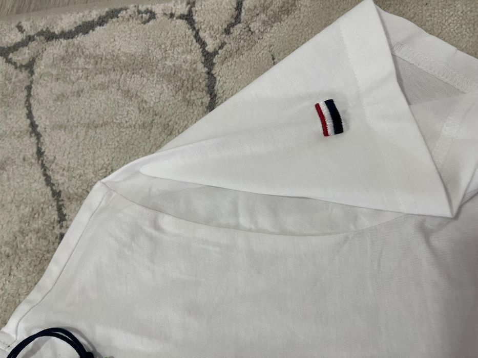 Tricou U S Polo Assn alb logo brodat marimea M