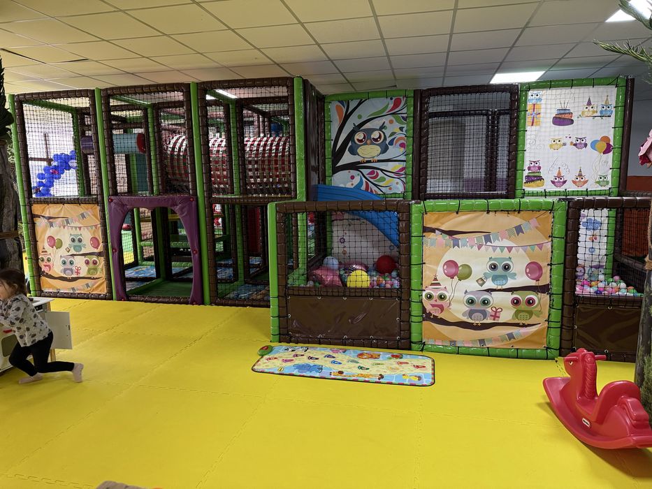 Loc de joaca modular pentru copii piscina cu bile tobogan tiroliana