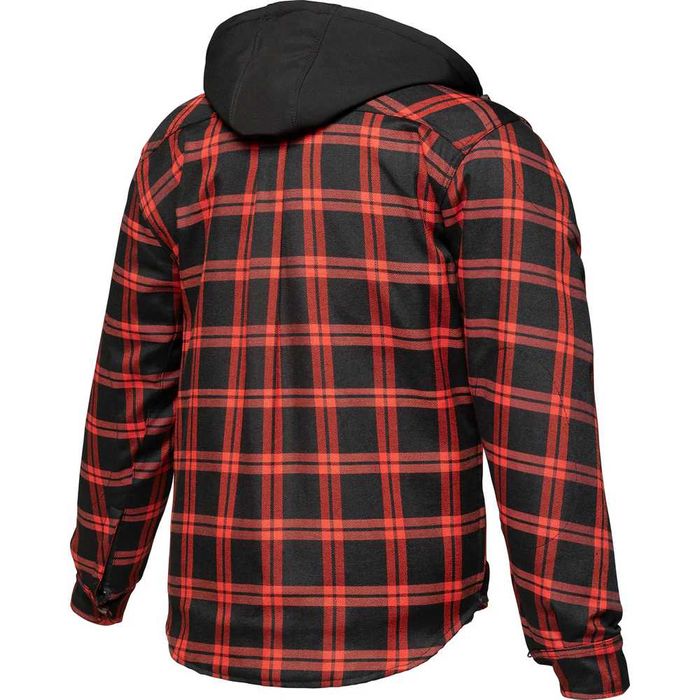 Camasa Geaca moto cu kevlar (rating AA), protectii nivel 2 Black Forge