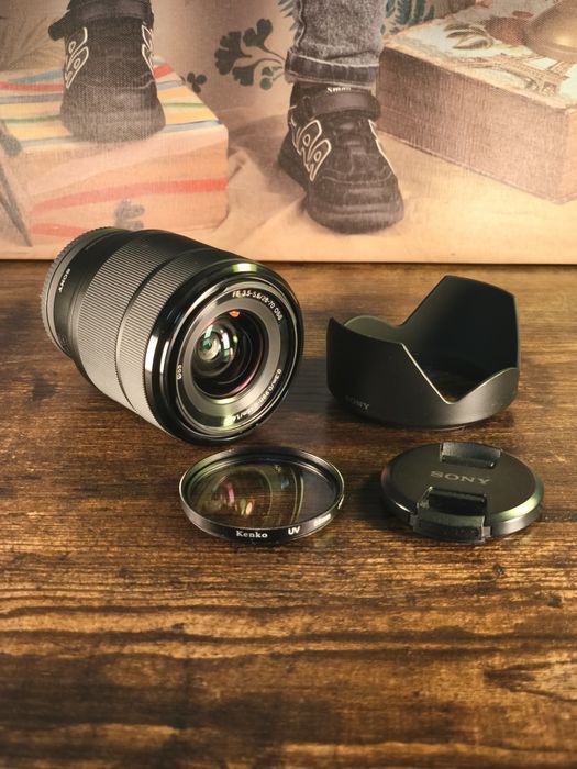 Obiectiv Sony E 28‑70mm F3.5‑5.6 OSS – stare excelentă + filtru UV