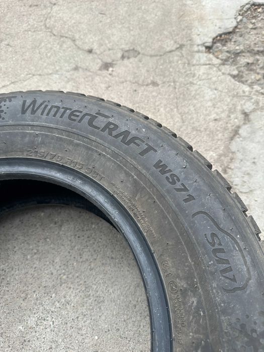 4бр. зимни гуми 215/70/15 Kumho WS71 SUV - DOT 2323 Като нови