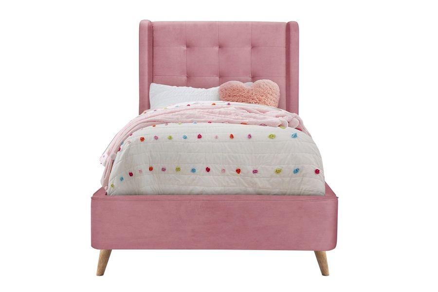 Тапицирано легло Estella Розово 90