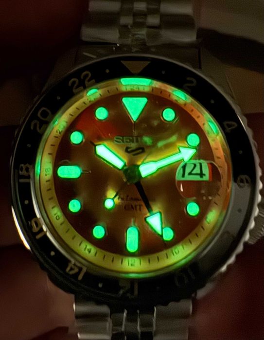 Seiko 5 Sports 42 mm SKX007 Mikan Orange SSK005 Automatic GMT 4R34