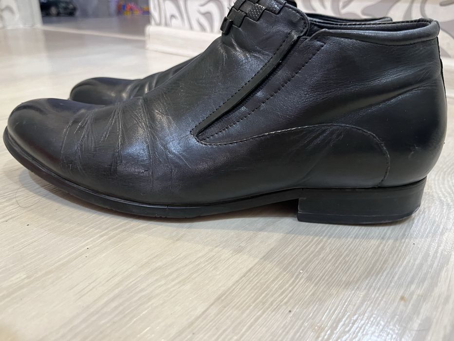 Сапоги мужские кожаные Basconi