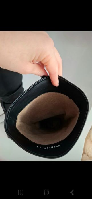 Cizme Anna Cori din piele 35