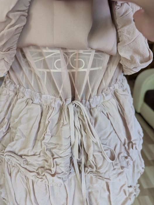 Zara mătase rochie