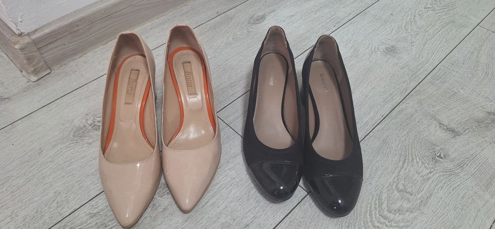 Super oferta 2 perechi de pantofi din piele nr 38