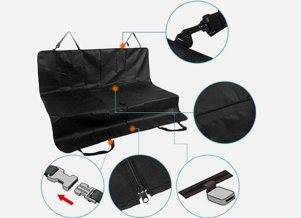 Защитно покривало за автомобилни седалки за Домашни любимци.