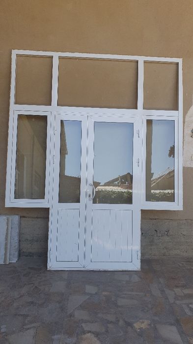 Alyuminiviy eshik derazasi ózida xolati alo