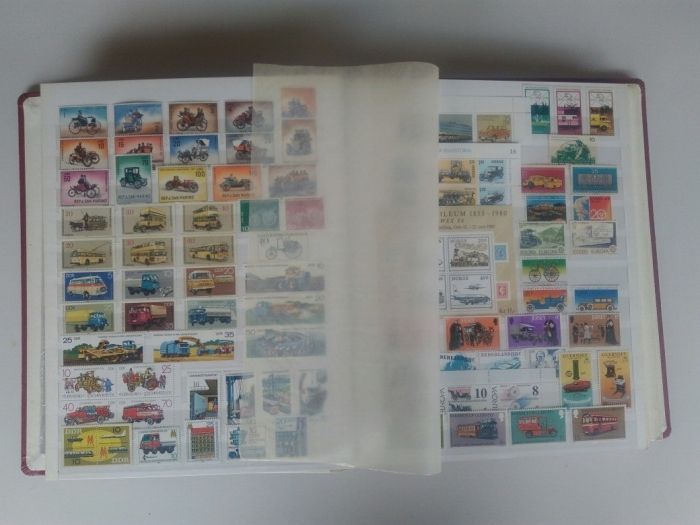 Разпродажба на най-богатата колекция от пощенски марки с автомобили