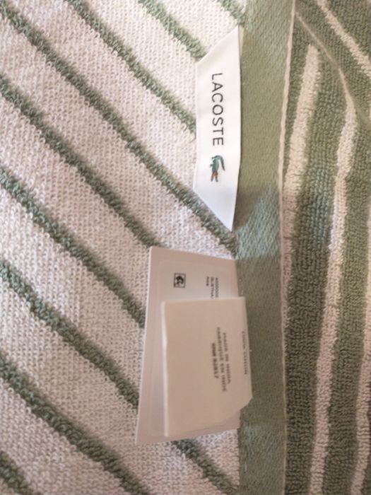 Prosop Set (2 buc) Lacoste heritage Aloe (76x138cm mare/2 buc)