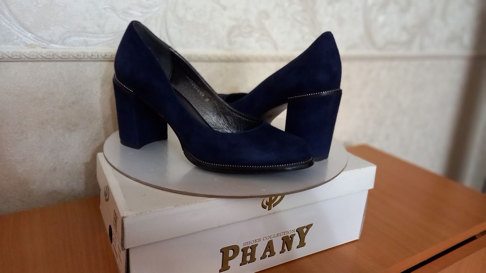 Женские туфли натуральная замша 38 размер