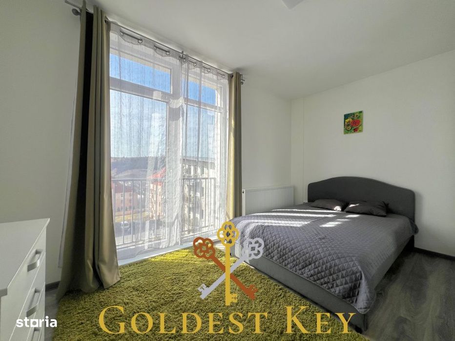 Apartament modern cu 3 camere, 2 bai, balcon si parcare! Baciu