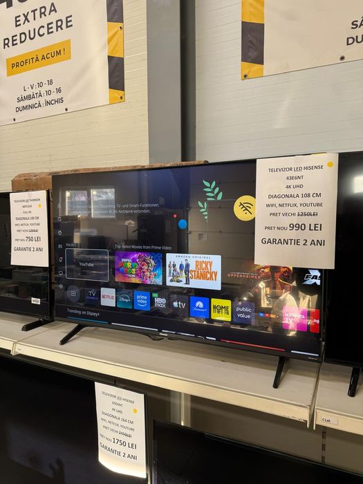 Televizor Hisense 109cm smart 4K Garantie