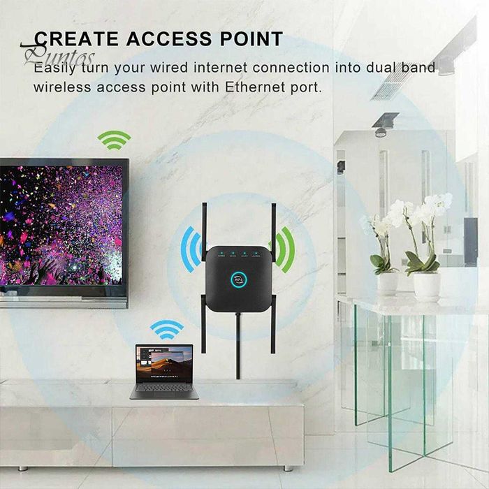 Усилитель Wi-Fi ретранслятор 5G/1200Mbps. (Brand 2025)