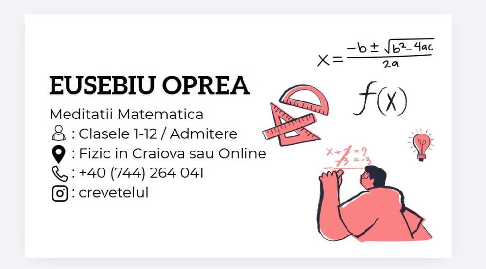 Meditații Matematică