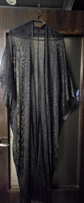 Cardigan elegant lung negru