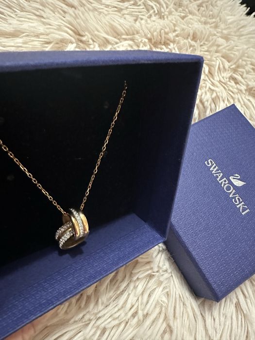 Swarovski Further Pendant gold колие