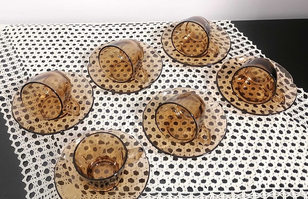 Сервиз за кафе стъкло