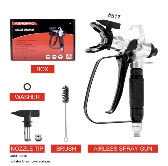 Aeropro ! Пистолет за безвъздушно боядисване Aeropro 821 и 818 C !