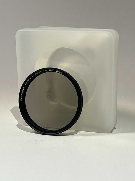 Filtru magnetic K&F Concept Nano-C CPL 67mm cu inel adaptor ca NOU