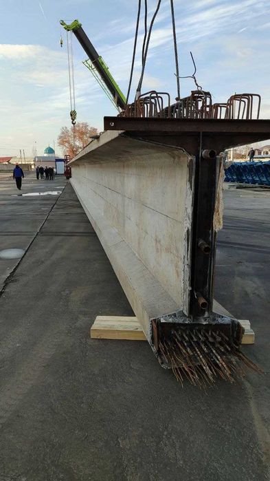 Железобетонные балки, Мостовых балок