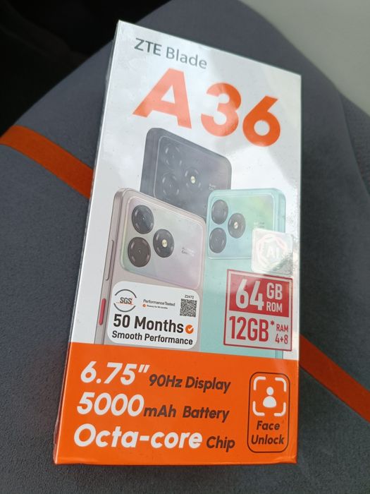 ZTE blade 36A смартфон черный