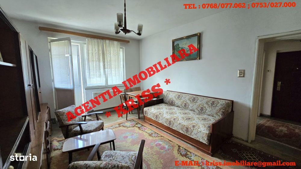 Apartament 3 Camere TRIVALE Confort 1 Etaj 3 Liber 2 Balcoane Centrală