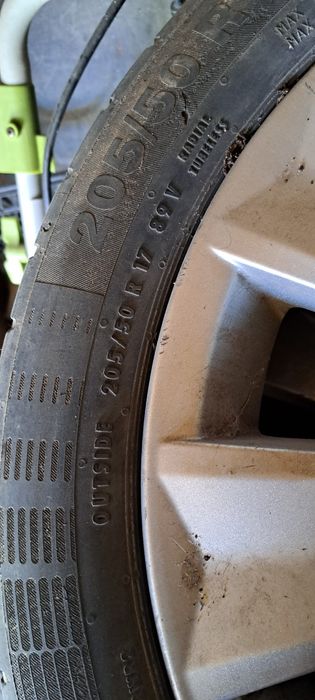 Лети джанти с гуми за Ситроен Ц 4 17 цола