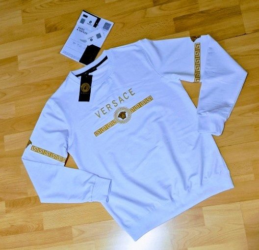 Bluza Versace logo auriu/bumbac/super calitate, import Italia