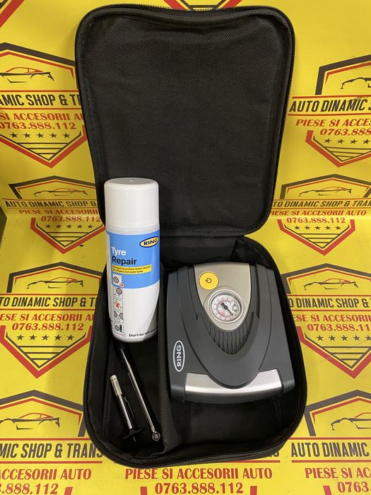 Compresor auto umflat roti cu soluție Kit pana Ring