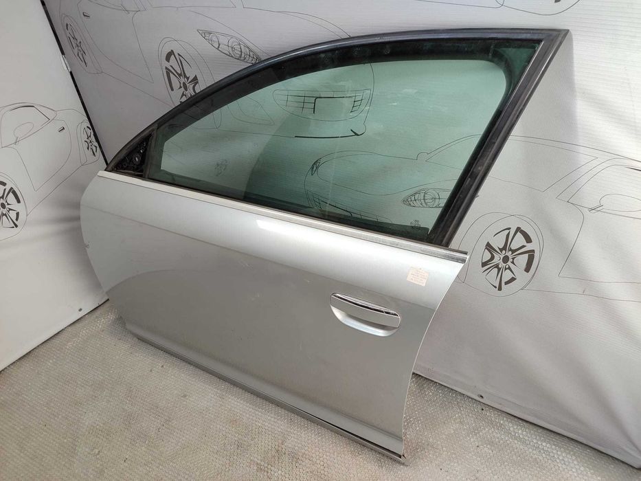 Ușă Față Stânga Audi A6 S6 C6 4F Sedan Gri Cod Culoare 5B / Y7W 2007 / [2004-2011] / 4F0831051F (3B)