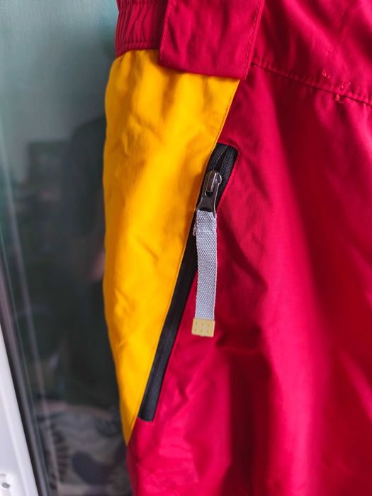 Pantaloni schi Techtonika rosu-mustar