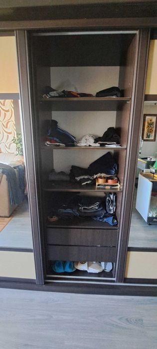 Шкаф купе платяной с зеркалами