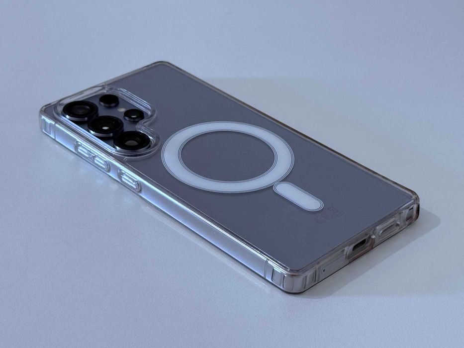 Бартер! Като НОВ! Samsung Galaxy S25 Ultra Titanium Silver Blue (Син) 100% Батерия.