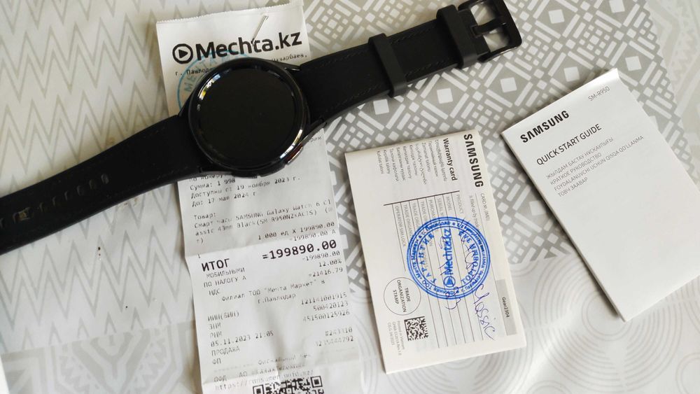 Продам часы galaxy watch 6 classic 43mm