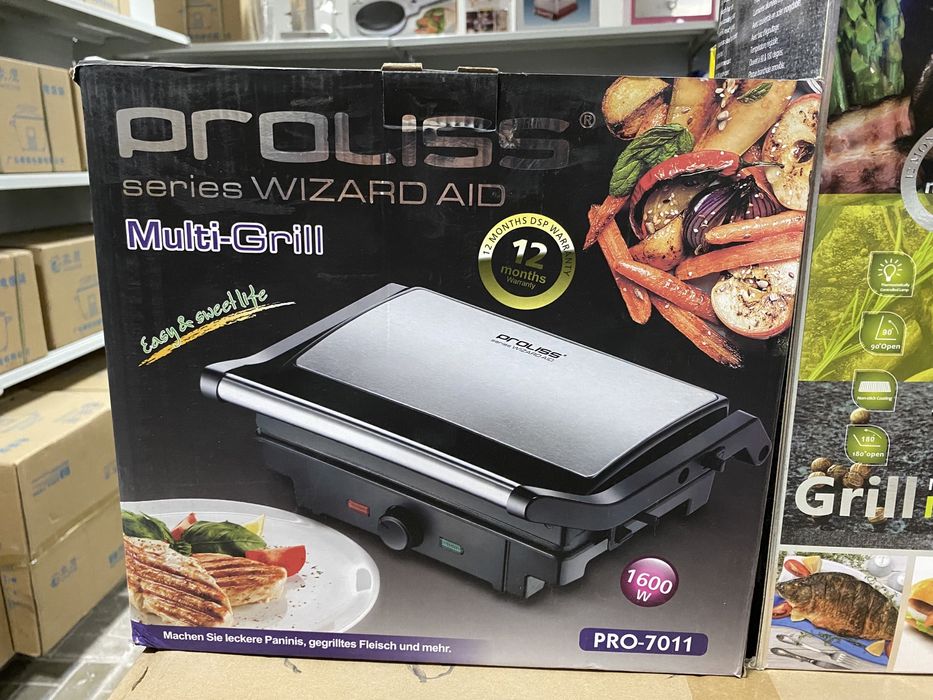 Контактный гриль, тостер 1800W