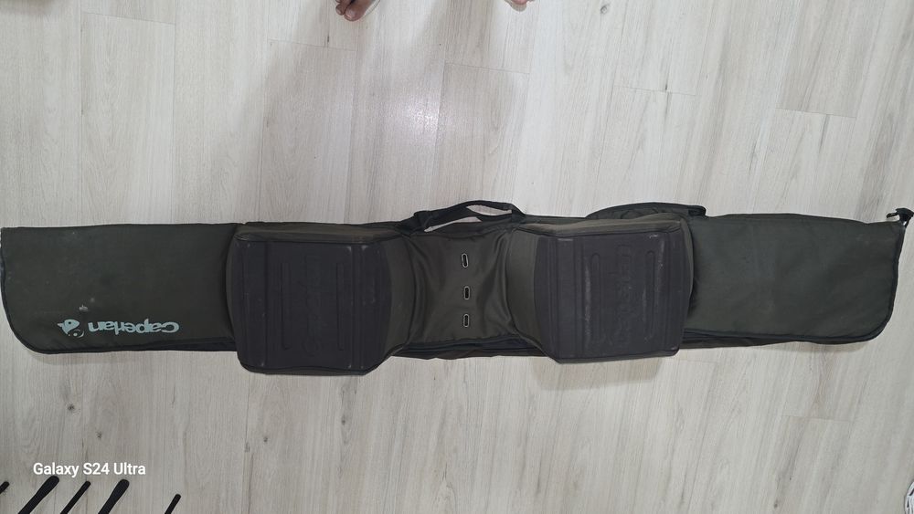 Lansete crap Hakuyo MTX 8 Black Edition+Husă Caperlan