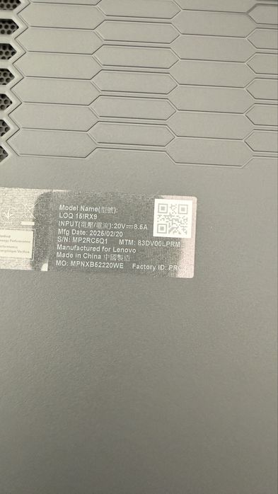 ***Laptop Lenovo LOQ I7 Nvidia *** NOU