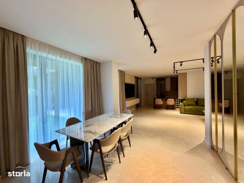 Apartament exclusivist cu 4  camere și grădină / 2 locuri de parcare