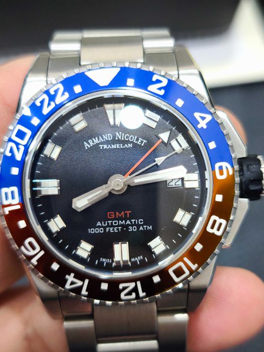 Часовник Armand Nicolet Js9 Gmt