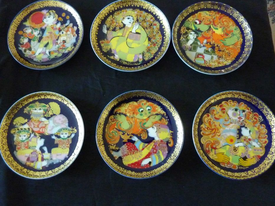 6 farfurii decorative Rosenthal RARISIME, DE COLECȚIE