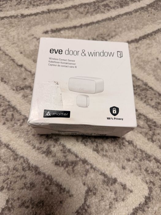 Senzor Smart Ușă / Fereastră Eve Door & Window (Matter & Thread) – Nou