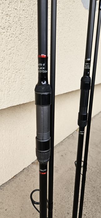 3 Lansete Hakuyo MTX Black Edition 3.6m + 3 mulinete Okuma CB60